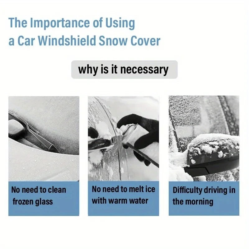 Magnetic Windshield Snow & Frost Cover