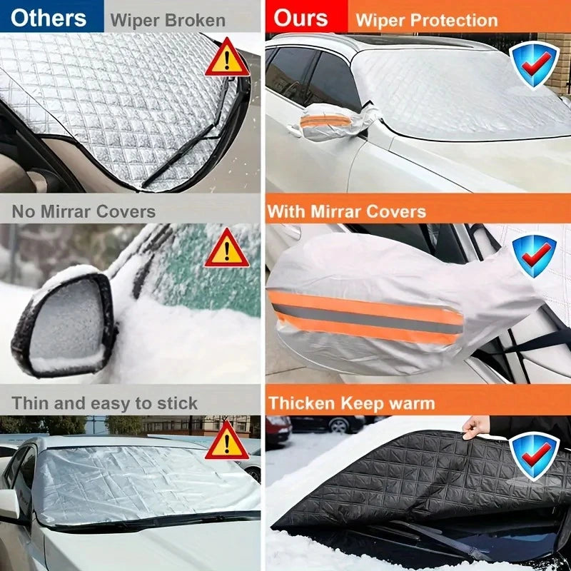 Magnetic Windshield Snow & Frost Cover